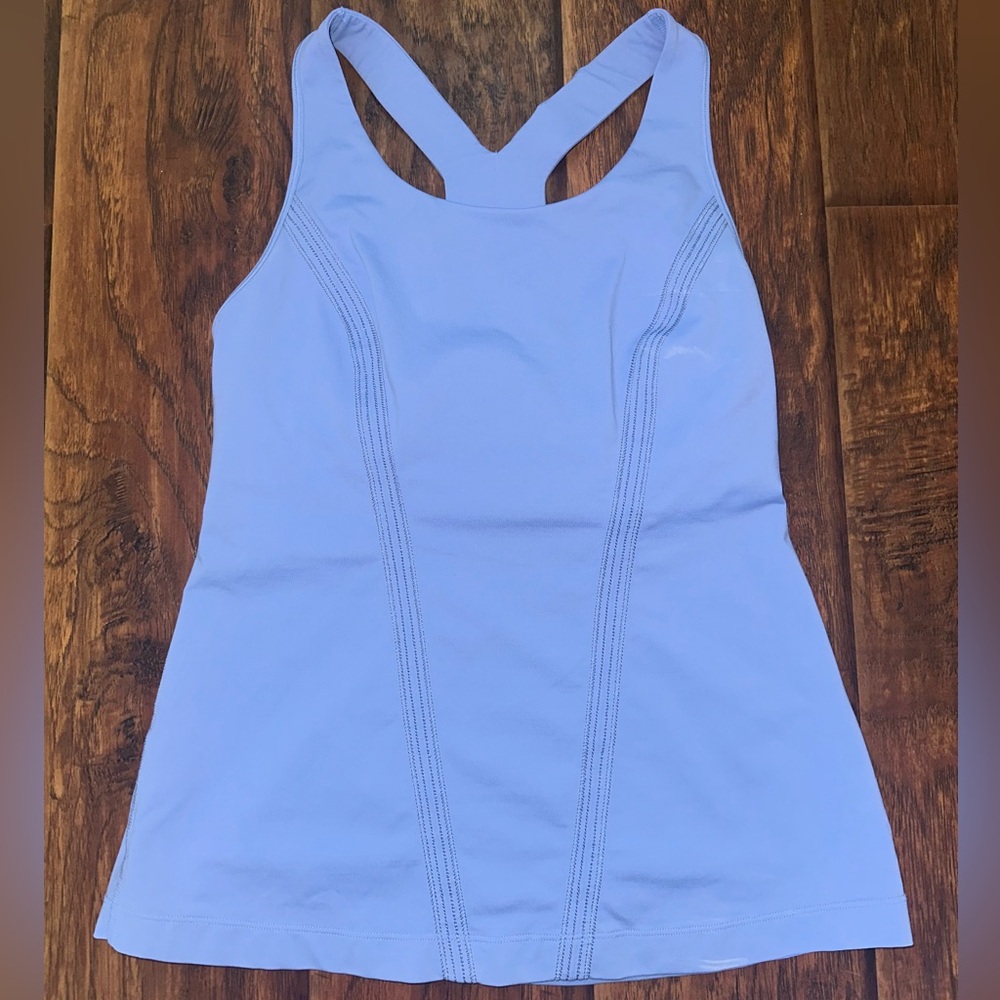 Lululemon Light Blue Athletic Tank Top